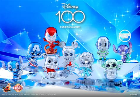Hot Toys Unveils New Disney 100 Platinum Color Cosbi Collection