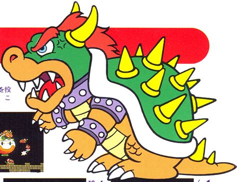 File Bowser Smw Alt Artwork Super Mario Wiki The Mario Encyclopedia