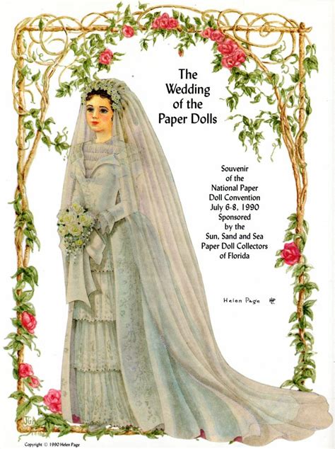 1000 Images About Wedding Of The Paper Dolls 1990 Paper Doll