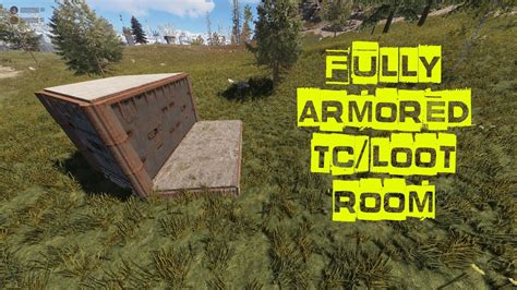 Fully Armored TC Loot Room For Rust Building 4 0 YouTube