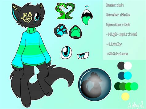 Ash Reference Sheet By Dreamer Elphii On Deviantart