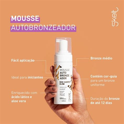 Skelt Autobronzeador Em Mousse Red Carpet Glow Ml Ml