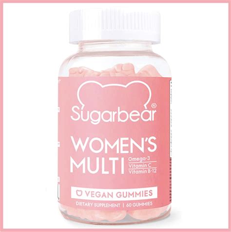 Authentic Sugarbearhair Women S Multi Vegan Multivitamin With Glutathione Vegan Omega 3 Folate