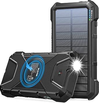 Amazon BLAVOR Solar Power Bank PD 18W QC3 0 Fast Charging 10W