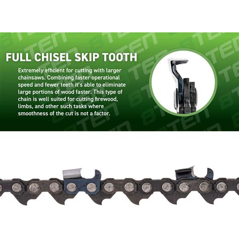 Full Chisel Skip Tooth Chainsaw Chain Inch Dl For Stihl