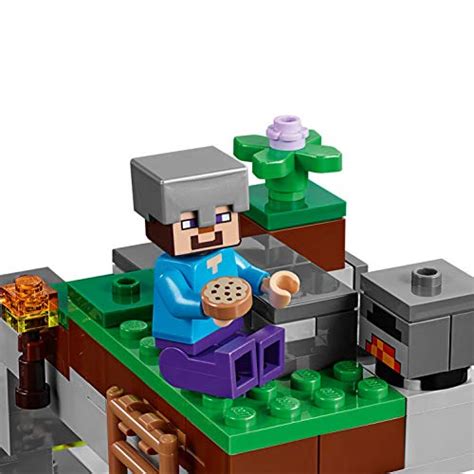 LEGO 21141 Minecraft The Zombie Cave Adventures Building Set With Steve