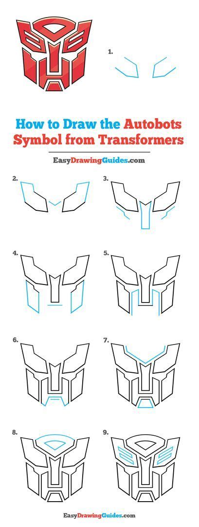 How To Draw The Autobots Symbol From Transformers Really Easy Drawing