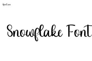 Snowflake Font - Free Font Download