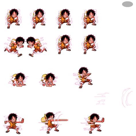 Monkey D Luffy Sprites