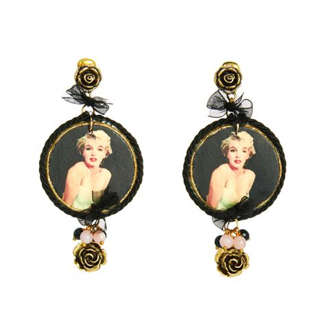 Marilyn Monroe Earrings -Kelvin Gems