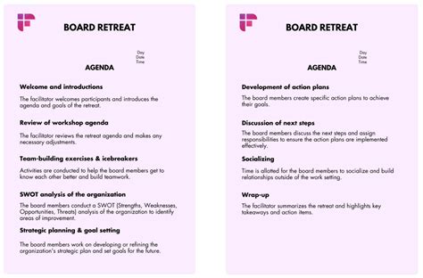 8 Free Board Meeting Agenda Templates Firefliesai