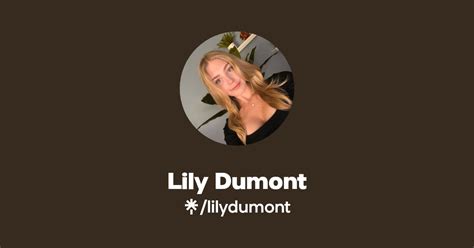 Lily Dumont Facebook Linktree