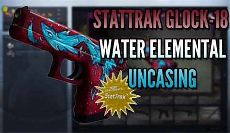 Glock 18 Water Elemental Stattrak Csgo Case Opening Youtube