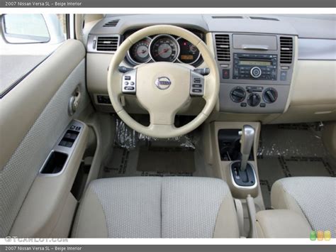 Beige Interior Controls for the 2007 Nissan Versa SL #59782166 ...