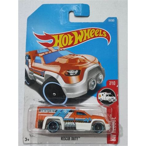 Hot Wheels Rescue Duty Softcorners Card Shopee Malaysia