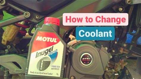 How To Change Coolant All Motorcycles NS 200 YouTube