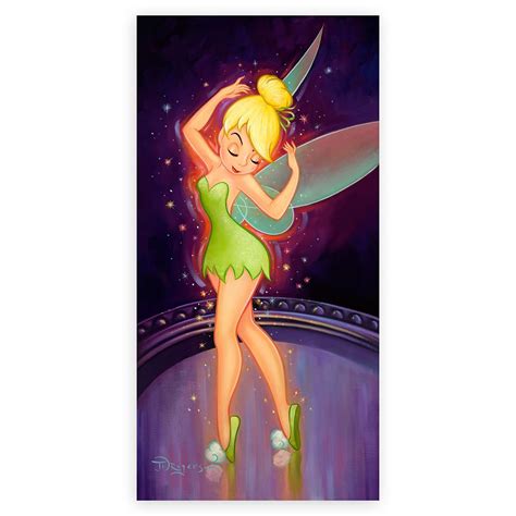 Tinker Bell Strikes A Pixie Pose In This Limited Edition Work By