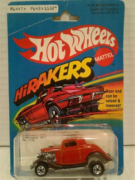 Vintage Hot Wheels Hi Rakers Window Ford Coupe Mint In Package No