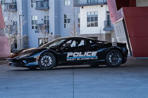 Dealership Stripes Ferrari To Look Like West Bloomfield Police Car