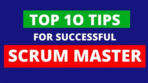 Tips For Effective Scrum Masters How To Be A Successful Scrum