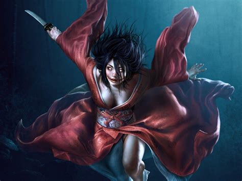 Japanese Demon Art Wallpapers Top Free Japanese Demon Art Backgrounds