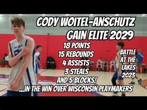 Cody Woitel Anschutz Was Everywhere Showing Versatility In His Game