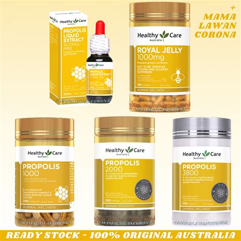 Jual Healthy Care Propolis Mg Mg Mg Mg Capsules