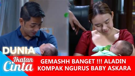 ROMANTISANNYA ALADIN NGURUS BABY ASKARA PENUH KASIH SAYANG DUNIA