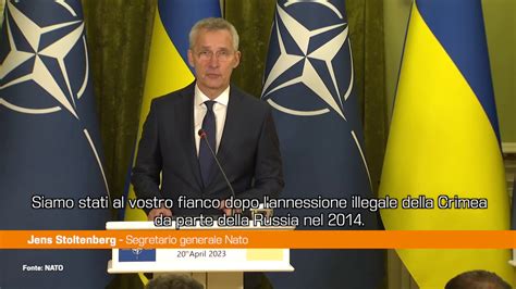 Stoltenberg A Kiev Il Sostegno Della Nato Fa La Differenza L Eco