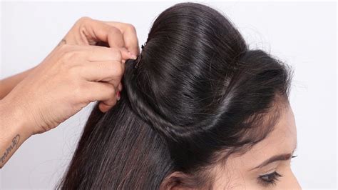 5 Easy And Quick Hairstyle With Half Saree Wedding Hairstyle Party