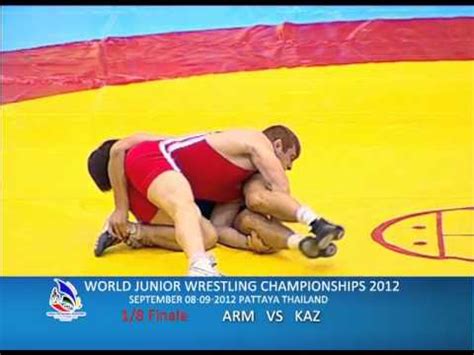 WORLD JUNIOR WRESTLING CHAMPIONSHIPS 2012 ARM VS KAZ YouTube