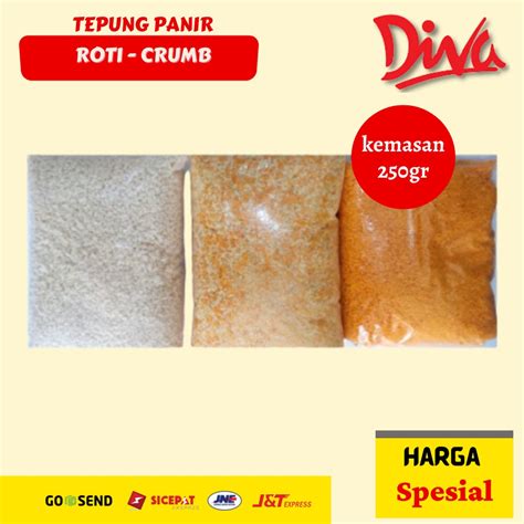 Jual Tepung Panir Tepung Roti 250 Gr Shopee Indonesia