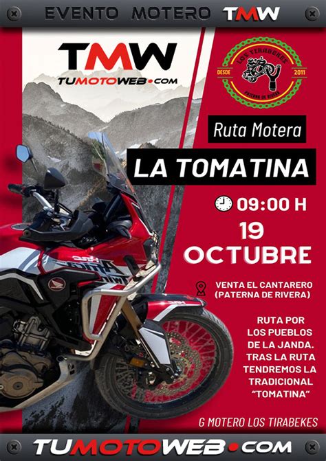 Ruta Motera La Tomatina Tumotoweb Eventos Moteros