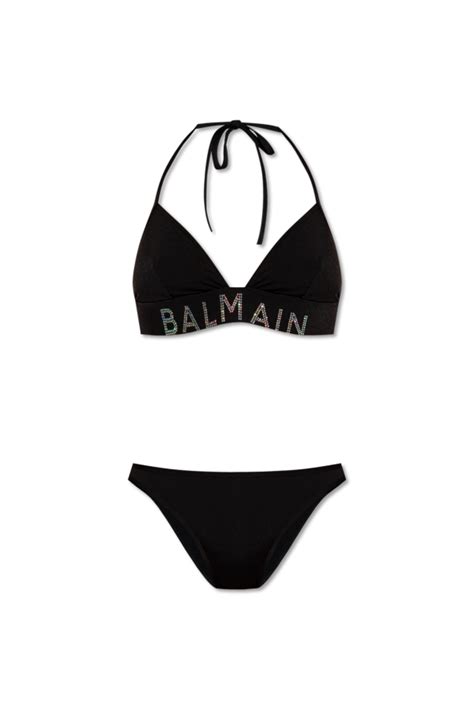 Balmain Bikini With Logo Women S Clothing Vitkac