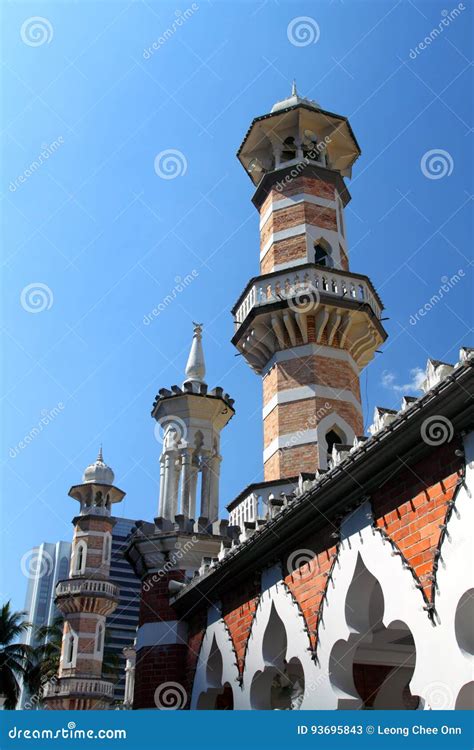 Historic Mosque Masjid Jamek At Kuala Lumpur Malaysia Stock Image