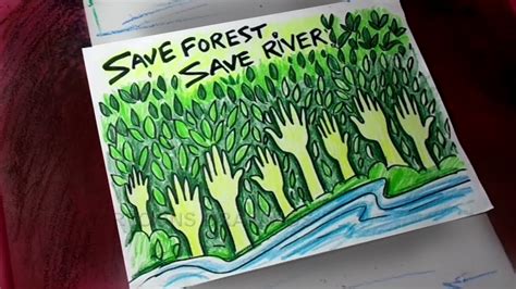 √ Save Forest Poster Drawing - Alumn Photograph