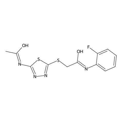 Buy Acetamido Thiadiazol Yl Thio N Fluorophenyl