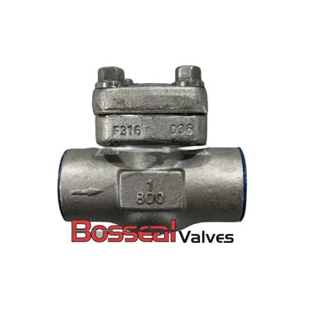 API 602 Check Valve ASTM A182 F316 2 Inch 2500 LB Bosseal