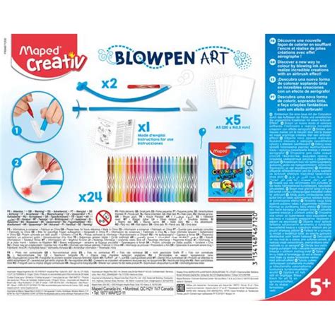 MAPED Creativ Blow pen Basic Fújós filctoll készlet iPon hardver és