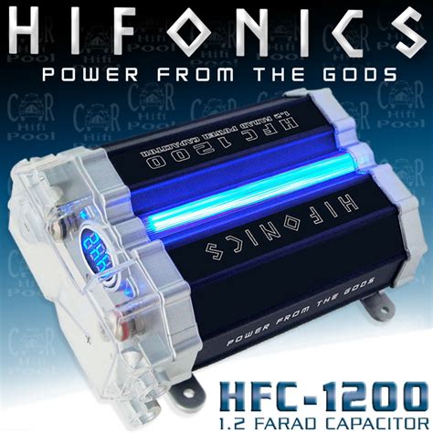 Hifonics HFC 1200 1 2F 1 2 Farad Kondensator Kfz Powercap Dual Pufferelko