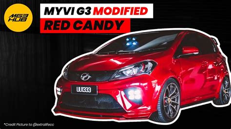 Myvi Merah Modified Perodua Myvi Facelift Launched Price From