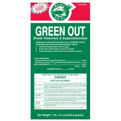 Green Out Premium Pool Shock