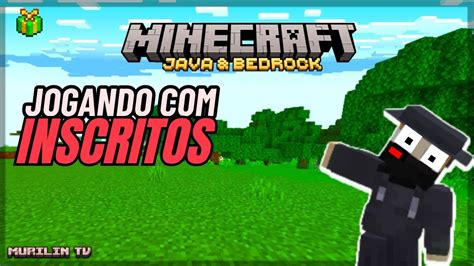 Ao Vivo Jogando Minecraft Inscritos Survival Ao Vivo