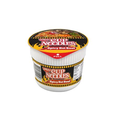 Nissin Cup Noodles Spicy Hot Beef 40g - Almere Pinoy Store