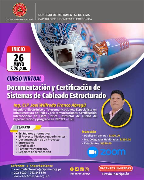 Curso Documentaci N Y Certificaci N De Sistemas De Cableado