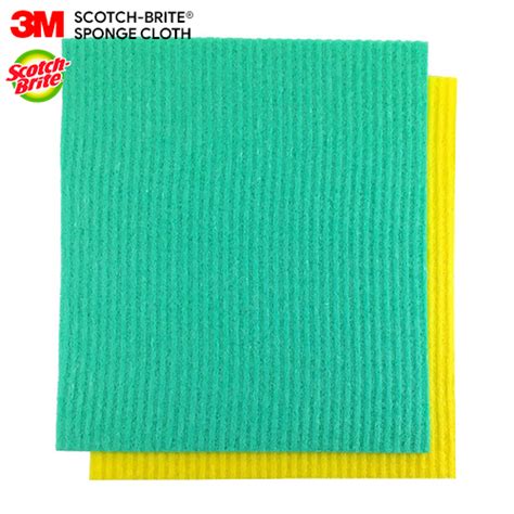 Km Lighting Product 3m Scotch Brite® Sponge Cloths 2 Pcspack