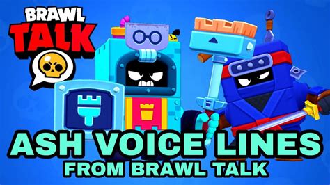 ASH VOICE LINES FROM BRAWL TALK | Brawl Stars - YouTube