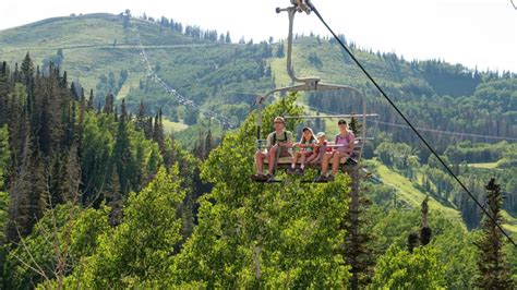 Hiking And Biking At Deer Valley - Powder Resort Region - Utah