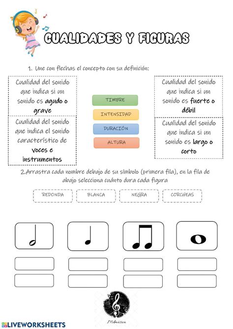 Cualidades Del Sonido Ficha Interactiva Y Descargable Puedes Hacer Los