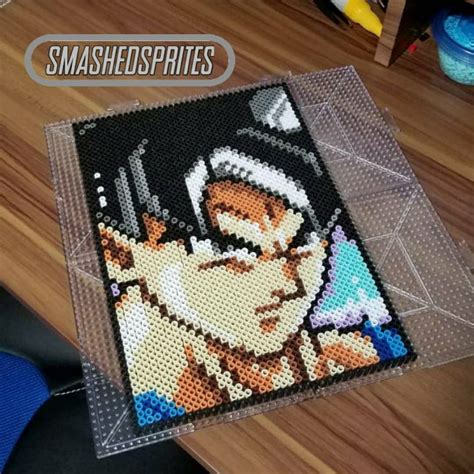 Son Goku Perler Beads Mini By Ainhi Dragon Ball Pixel Dragon Sexiz Pix